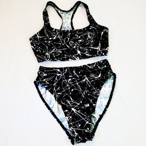 Vintage 80s/90s Sun Streak High Rise Bikini